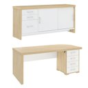 Ver imagem 2 de Conjunto Escritório: Mesa Ld 6213 + Balcão 6206
