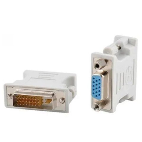 Adaptador Dvi 24+1 Pinos Macho para Vga 15 Pinos Fêmea Bom