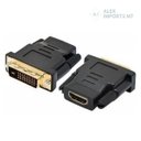 Ver imagem 1 de Adaptador Dvi Macho para HDMI Fêmea | Dvi-D ( 24+1 ) Barato