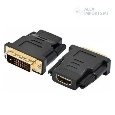 Adaptador Dvi Macho para HDMI Fêmea | Dvi-D ( 24+1 ) Barato
