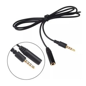 Cabo Extensão P3 4 Vias para Headset Celular Microfone Lapela