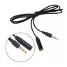 Cabo Extensão P3 4 Vias para Headset Celular Microfone Lapela - 1