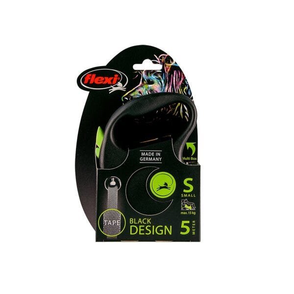 Guia Flexi Black Design Fita P 5M - Verde para Cães - 2