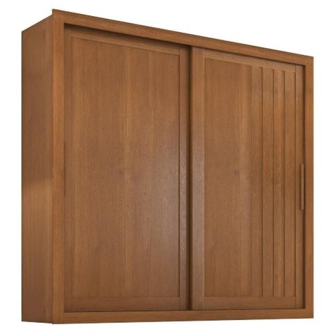 Guarda Roupa Casal Trian 2 Portas de Correr 4 Gavetas MDP e MDF Cinamomo Milani Movelaria