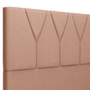 Ver imagem 7 de Cabeceira Cama Box Quenn 160 cm Aurora W01 Linho Rosê - Lyam Decor