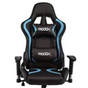 Ver imagem 6 de Kit Cadeira Gamer Moobx Thunder Azul + Mesa Gamer Mx Preto com Gancho para Headset - Moobx