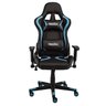 Kit Cadeira Gamer Moobx Thunder Azul + Mesa Gamer Mx Preto com Gancho para Headset - Moobx - 7