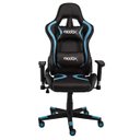 Ver imagem 7 de Kit Cadeira Gamer Moobx Thunder Azul + Mesa Gamer Mx Preto com Gancho para Headset - Moobx