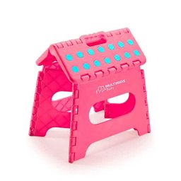 Banquinho Multiuso Dobrável Flop Multikids Baby - Rosa - 5