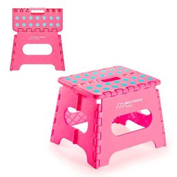 Banquinho Multiuso Dobrável Flop Multikids Baby - Rosa - 2