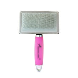 Rasqueadeira German Hart Cabo em Gel Rosa Grande para Cães - 2