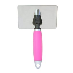 Rasqueadeira German Hart Cabo em Gel Rosa Grande para Cães - 3