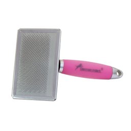 Rasqueadeira German Hart Cabo em Gel Rosa Grande para Cães - 5