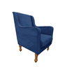 Poltrona Confortável para Amamentação Ester - Dritex:suede Azul Marinho - 2