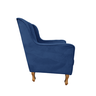 Poltrona Confortável para Amamentação Ester - Dritex:suede Azul Marinho - 4