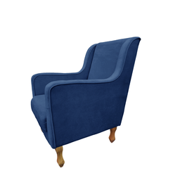 Poltrona Confortável para Amamentação Ester - Dritex:suede Azul Marinho - 3