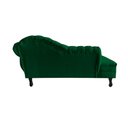Ver imagem 6 de Recamier Decorativo Divã Amsterdã 147cm Lado Esquerdo Bouclé Verde