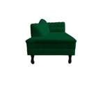 Ver imagem 5 de Recamier Decorativo Divã Amsterdã 147cm Lado Esquerdo Bouclé Verde