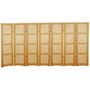Ver imagem 1 de Biombo Ripado 45 7 Folhas sem Pezinhos