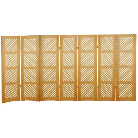 Biombo Ripado 45 7 Folhas sem Pezinhos