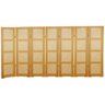 Biombo Ripado 45 7 Folhas sem Pezinhos - 1