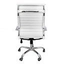 Ver imagem 5 de Kit 4 Cadeiras Eames Esteirinha Presidente Escritório Boston Eames Alta - Branca Branco