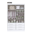 Ver imagem 3 de Guarda Roupa Meridian 2 Portas Cinamomo - D Doro Móveis