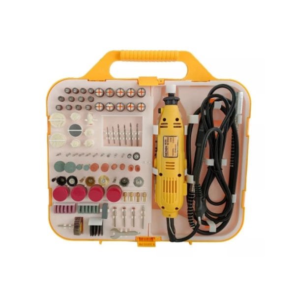 Micro Mini Retifica 220v Renim Furadeira e Lixadeira 160pçs