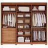 Guarda Roupa Panan Móveis Aurora 6 Portas 100% Mdf C/espelho Interno e Pés (cinamomo) - 4