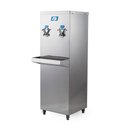 Ver imagem 1 de Bebedouro Industrial de Coluna 10 Litros A4 Inox 1 Torneira Gelada 1 Natural 110v