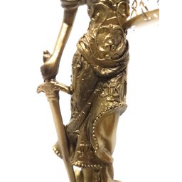 Estátua Dama Da Justiça Têmis Deusa 20cm Símbolo Do Direito - 6