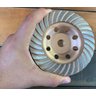 Disco Rebolo Desbaste Diamantado Concreto 115mm M14 Lotus - 3