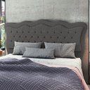 Ver imagem 5 de Cabeceira para Cama Box Casal 140m Eliza Linho Cinza I02 - D'Rossi