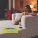 Ver imagem 6 de Sofá Cama Muna 1,50m Xpand Tech Tecido Bouclê Cinza Claro Cama Inbox