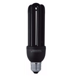 Lâmpada Fluorescente 3U 26 Watts E27 127V Luz Negra - 1