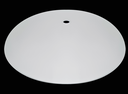 Ver imagem 3 de Vidro Curvo Bacia Fosca 20cm P/ Plafons C/ Furo Central 10mm