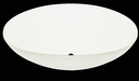 Ver imagem 1 de Vidro Curvo Bacia Fosca 20cm P/ Plafons C/ Furo Central 10mm