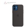 Capa Capinha De Silicone Para iPhone 12 - Preto Case Barata - 1