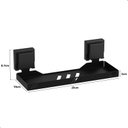 Ver imagem 3 de Porta Shampoo de Parede Suporte com Ventosa Preto F.max