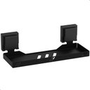 Ver imagem 1 de Porta Shampoo de Parede Suporte com Ventosa Preto F.max