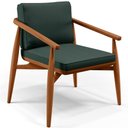 Ver mais imagens de Kit 02 Poltronas Com Cintas De Corano Linho Verde Musgo