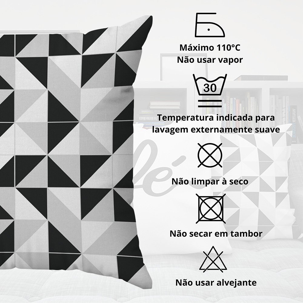 Kit Capas Almofadas Decorativas Folhas 02 45x45 - Id Decor - 8