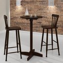 Ver imagem 2 de Mesa de Jantar/bar Alta Redonda 60cm Multimóveis Cr50113 Castanho