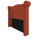 Ver imagem 3 de Kit Cabeceira 195 cm Suede + Calçadeira Madrid Terracota