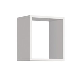 Kit 03 Nichos Quadrados 30cm Branco Decoração Sala Quarto Banheiro - 2