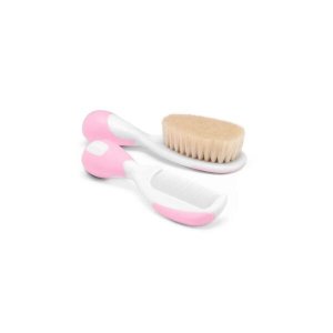 Escova e Pente Rosa/Azul para Bebê - Chicco - 6569100