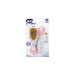 Escova e Pente Rosa/Azul para Bebê - Chicco - 6569100 - 4