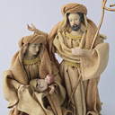 Ver imagem 6 de Sagrada Família em Linho -juta - Resina