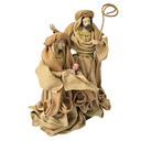 Ver imagem 1 de Sagrada Família em Linho -juta - Resina