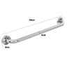 Barra de Apoio Inox 70cm Idoso Deficiente Cadeirante Suporte Banheiro Box Corrimao Segurança Evita Q - 4
